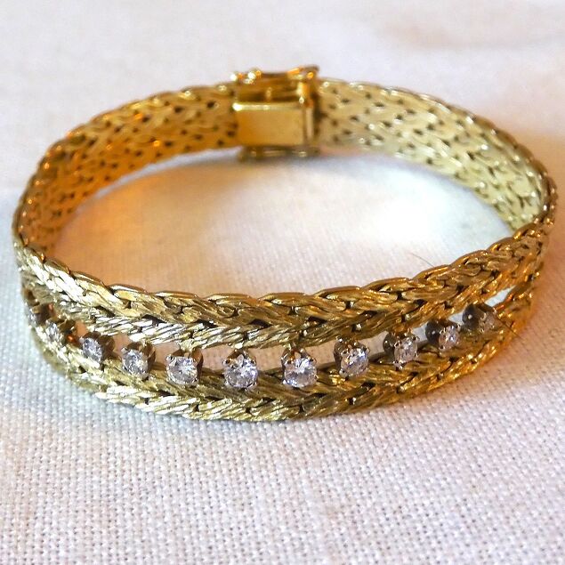 14kr g geel gouden schakel armband 