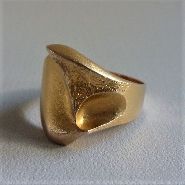 Gouden vintage Lapponia ring
