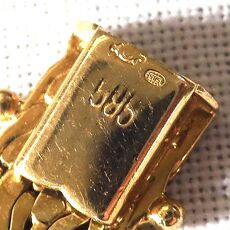 14kr g geel gouden schakel armband 