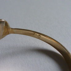 18k Gouden streeksieraad (ring)	