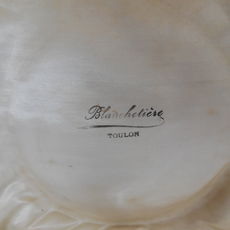 Antiek Frans zilveren papkom + lepel