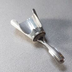Antiek Nederlands zilveren specerijschepje