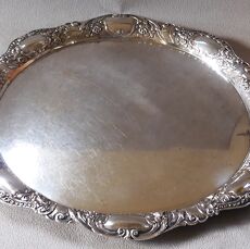 Bijzonder vierdelig Duits zilveren servies