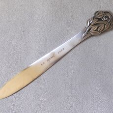 Deens zilveren briefopener