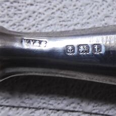 Engels zilveren manicure set