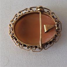 Gouden Camee broche/hanger