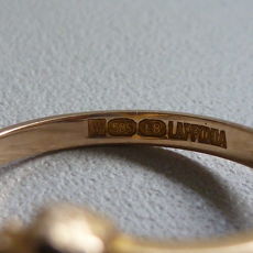 Gouden Lapponia ring met Lapis Lazuli