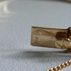 Gouden slavenarmband met diamant 