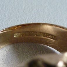 Gouden vintage Lapponia ring
