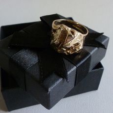 Gouden vintage Lapponia ring