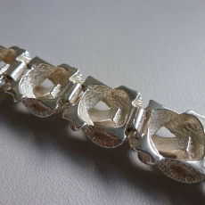Handgesmede zilveren armband	