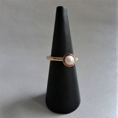 Moderne gouden BRON ring	