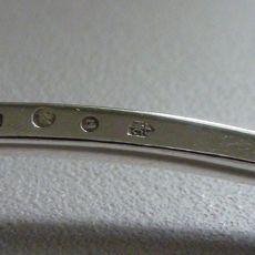 Zilveren design spang (NOL)