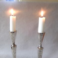 Zilveren kandelaars