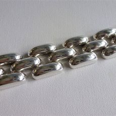 Zilveren ROLEX schakelarmband
