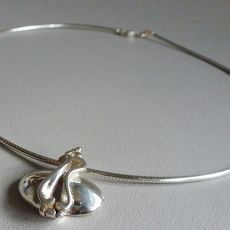 Zilveren Scandinavische hanger