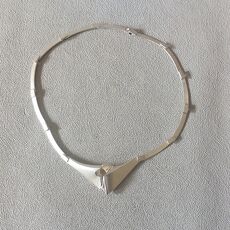 Zweeds zilveren choker Lapponia 